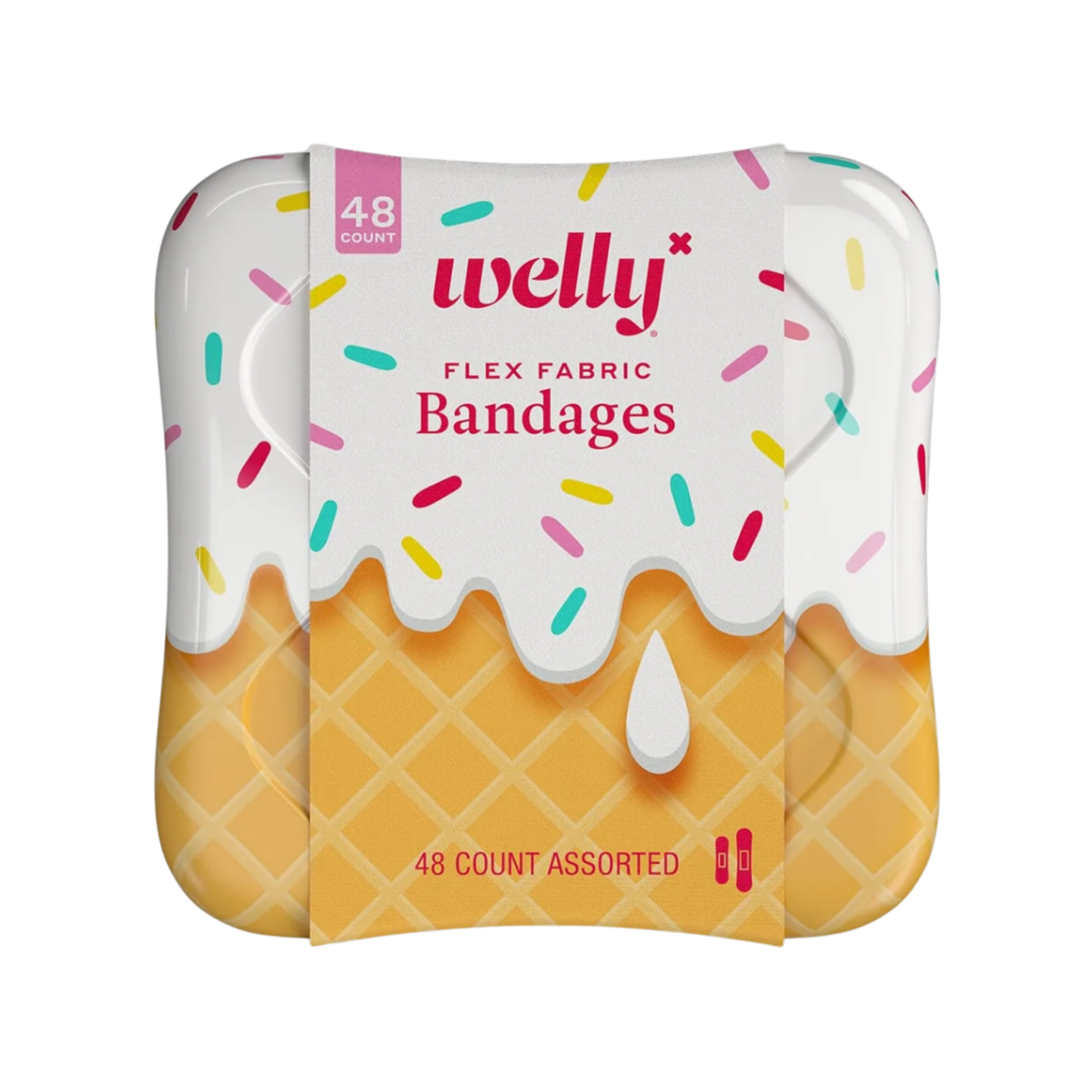 Welly Flex Fabric Bandages - Ice Cream