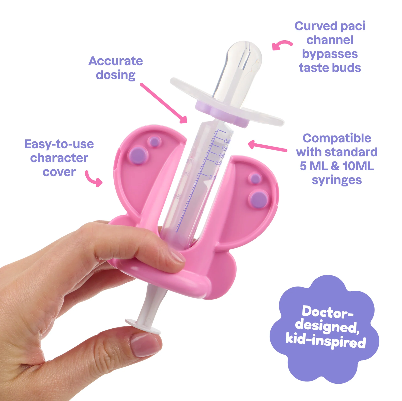 PlayhouseMD Medicine Syringe (Bella the Butterfly)