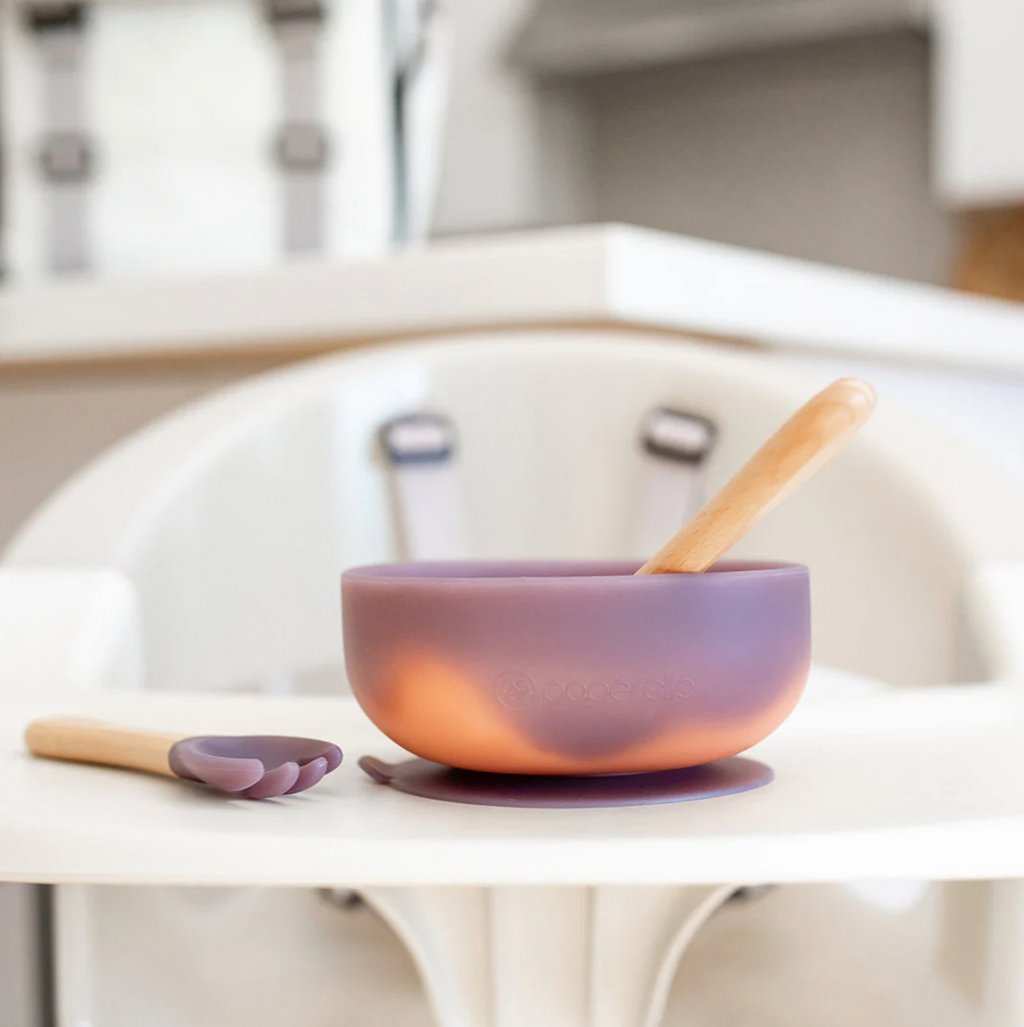 Paperclip Color-changing Suction Bowl