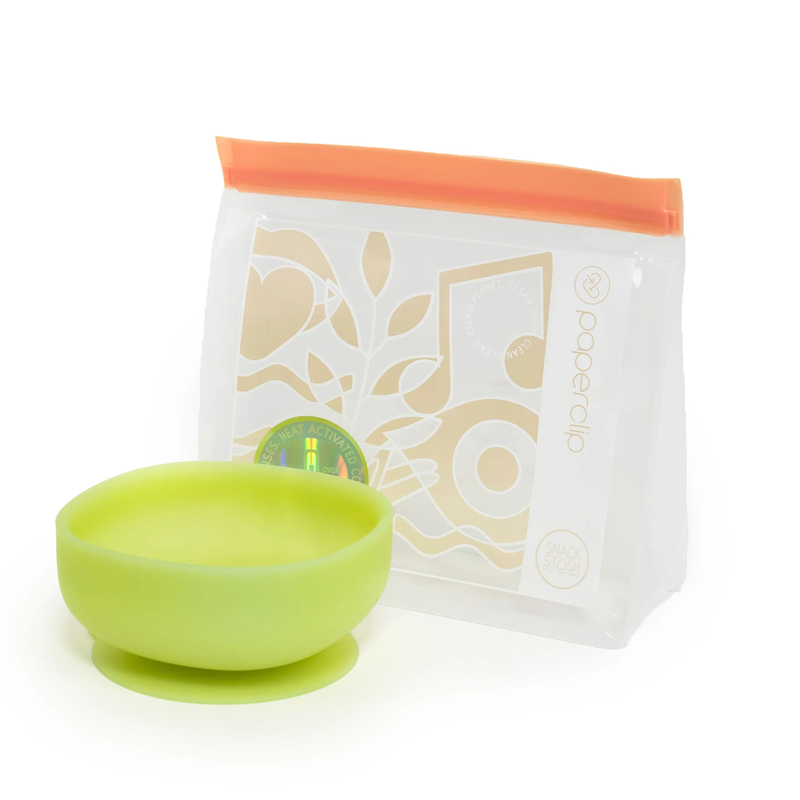 Paperclip Color-changing Suction Bowl