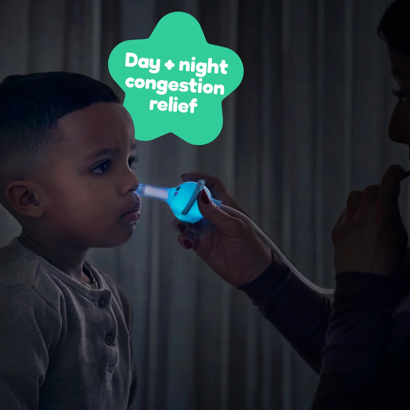 PlayhouseMD Light-Up Nasal Aspirator (Luna the Elephant)