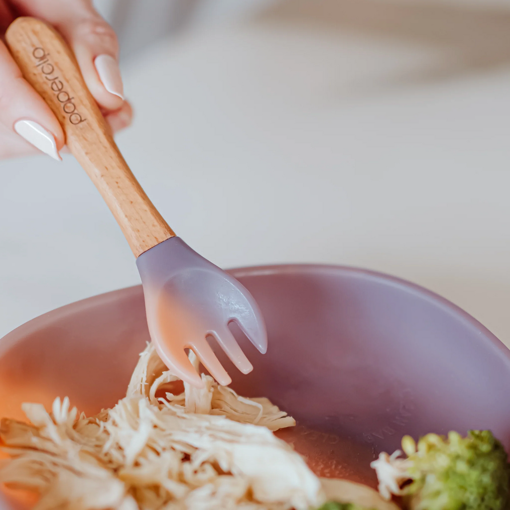 Paperclip Color-changing Spoon & Spork Set