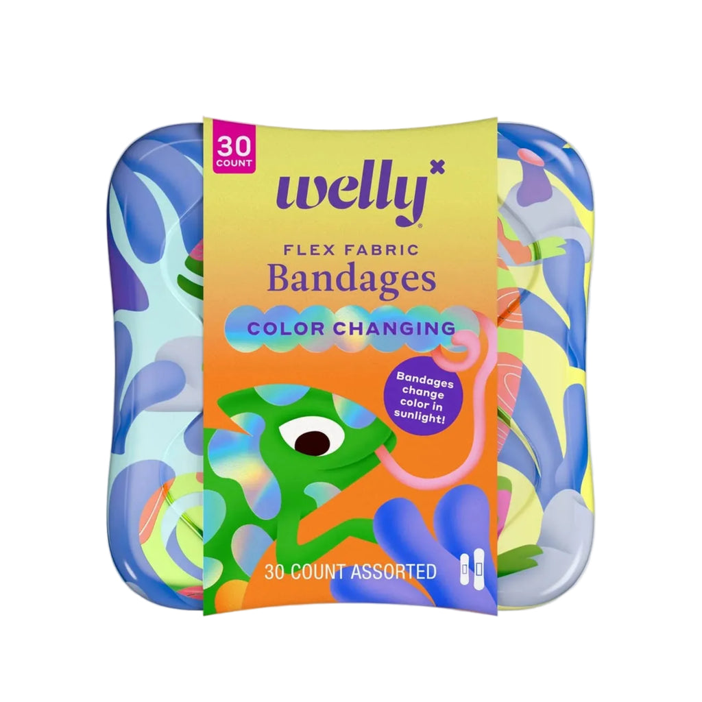 Welly Flex Fabric Bandages - Color-changing